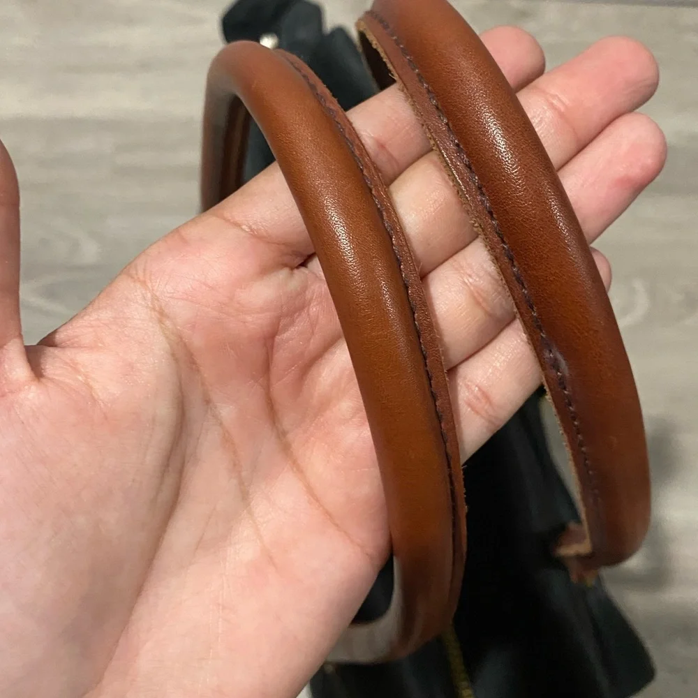 Madewell Eaton Black and Brown leather Tote Bag - Picture 7 of 10